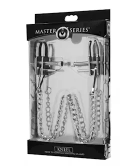 Kneel Nose To Genitals Kneeling Clamps