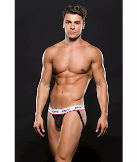 Envy Logo Elastic Lowrise Mesh Jock