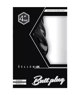 Bottom Line Buttplug Rubber  4 In Model 5