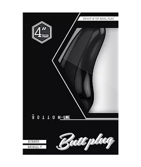 Bottom Line Buttplug Rubber  4 In Model 7