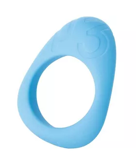 Laid P3 Silicone Stretch Cock Ring 38mm Cyan
