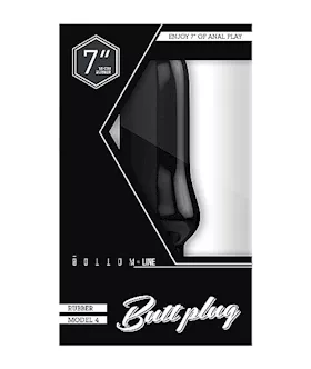 Bottom Line Buttplug Rubber  7 In Model 4