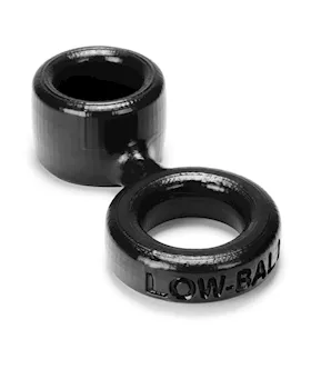 LowBall Cockring Ballstretcher O S Black