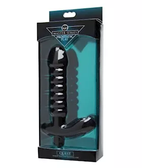 Prostatic Play Quest Ribbed Silicone Prostate Vibe