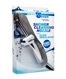 Shower Cleansing Nozzle With Flow Regulator