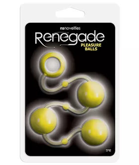 Renegade Pleasure Balls Neon Yellow