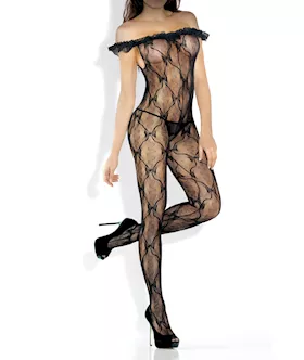 Off The Shoulder Bodystocking