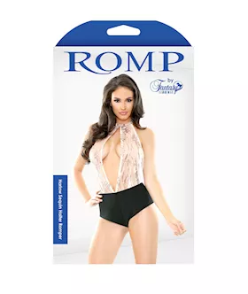 Harlow Sequin Halter Romper