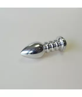 Jewelled  Ribbed Butt Plug