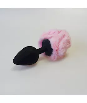 Fluffy Bunny Silicone Butt Plug