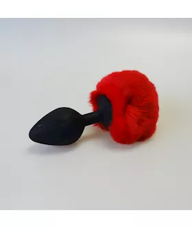 Fluffy Bunny Silicone Butt Plug