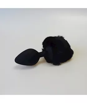 Fluffy Bunny Silicone Butt Plug