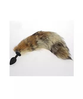 Silicone Butt Plug With Fox Tail