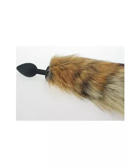 Silicone Butt Plug With Fox Tail