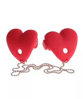 Fetish Fantasy Vibrating Heart Pasties