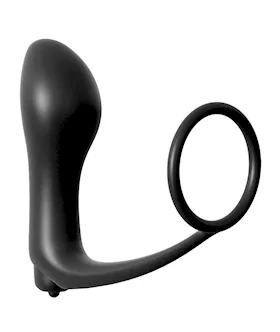 Assgasm Cockring Vibrating Plug