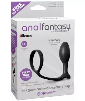 Ass-gasm Cockring Beginners Butt Plug