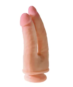 King Cock Plus Dual Density Double Penetrator Suction Cup Dildo