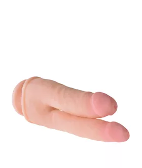 King Cock Plus Dual Density Double Penetrator Suction Cup Dildo