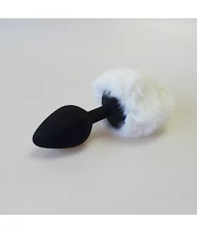 Fluffy Bunny Silicone Butt Plug
