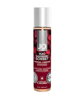 JO H2O Flavored Lubricant Raspberry Sorbet 1Floz30ml