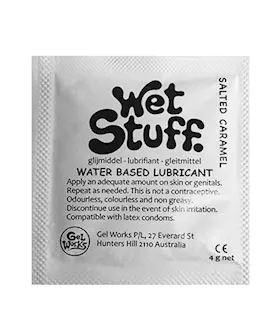 Wet Stuff  4g Sachet  Salted Caramel