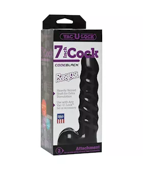 Vac-u-lock Codeblack 7 Inch Raging Hard-ons