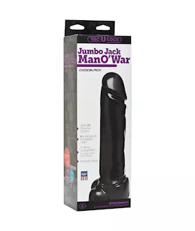 Vac-u-lock Codeblack Man O War Dildo