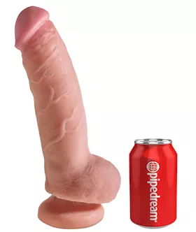 King Cock Plus 9 Inch Dual Density Suction Cup Dildo