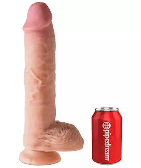 King Cock Plus 10 Inch Dual Density Suction Cup Dildo