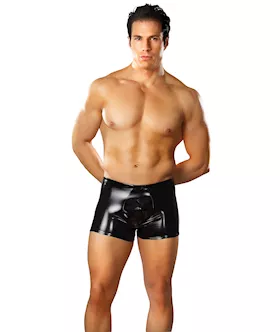 Rubber Pouch Short Black