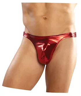 Bong Thong Leather Lame Red