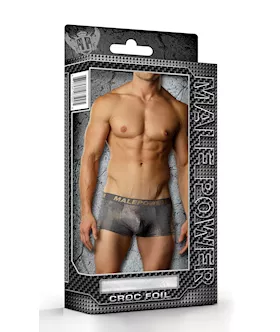 Croc Foil Short Grey/gold