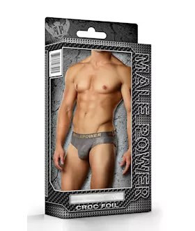 Croc Foil Bikini