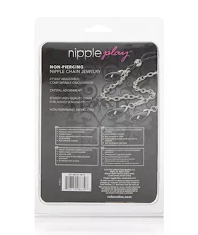Nipple Play Non-piercing Nipple Chain Jewelry Onyx