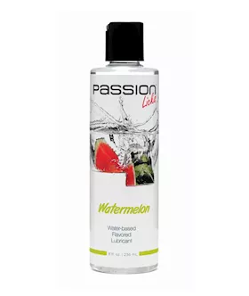 Passion Licks  Water Based Flavored Lubricant 8 Oz - Watermelon