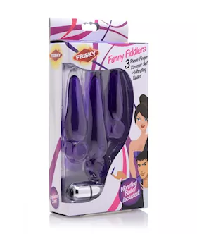 Finger Rimmer Set With Vibrating Bullet