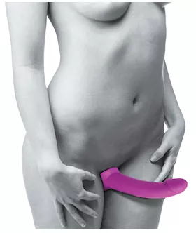Vibrating Strapless Silicone Strap-on Dildo
