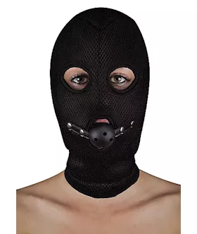Extreme Mesh Balaclavea With Open Ball Gag