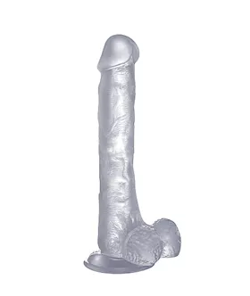 Realistic Cock 10 Inch With Scrotum Transparent