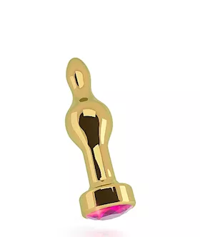 R8 Gold Plug 3.5 Inch Rose Red Sapphire