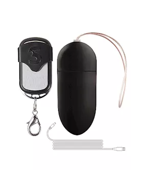 Rechargeable Vibrating Egg Black