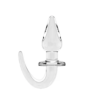 No8 Butt Plug 4 Inch Transparent