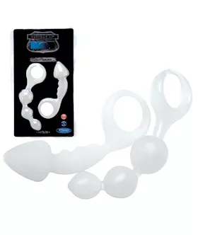 Bottoms Up Butt Silicone Anal Toy Set Ice