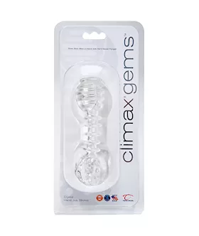 Climax Gems Crystal Hand Job Stroker