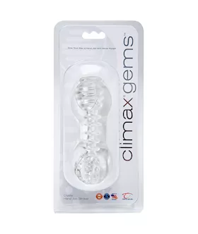 Climax Gems Crystal Hand Job Stroker