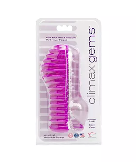 Climax Gems Amethyst Hand Job Stroker