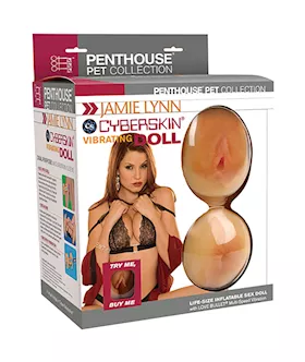 Penthouse Pet Collection Jamie Lynn Cyberskin Vibrating Doll With Pussy & Ass