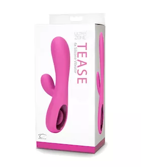 UltraZone Tease 6x Rabbit Style Silicone Vibe