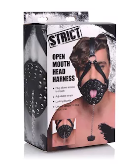 Strict Open Mouth Head Harness